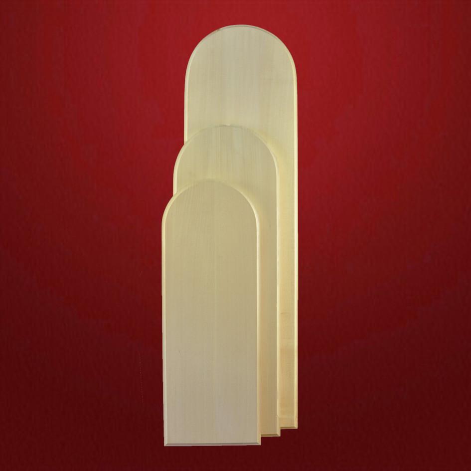 Brett mit Hohlkehlenprofil Brett mit Hohlkehlenprofil Lindenholz roh - Schnitzstube Stadlhofer Shop