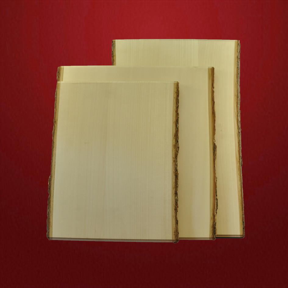 Brett mit Rinde Brett mit Rinde Lindenholz roh - Schnitzstube Stadlhofer Shop