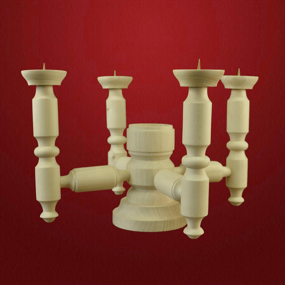 Adventständer Adventständer Lindenholz roh - Schnitzstube Stadlhofer Shop