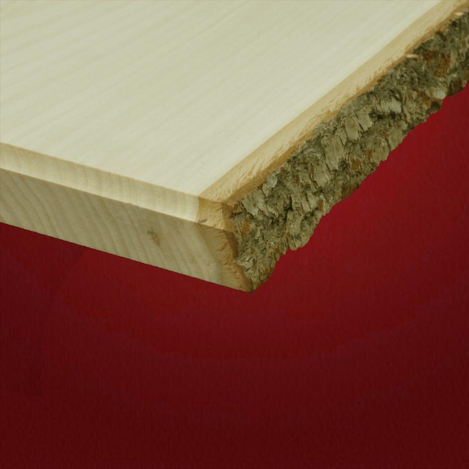 Brett mit Rinde Brett mit Rinde Lindenholz roh - Schnitzstube Stadlhofer Shop
