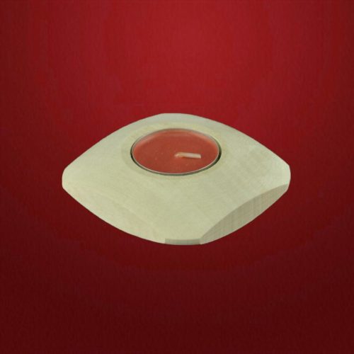 Teelicht flach Lindenholz roh - Schnitzstube Stadlhofer Shop