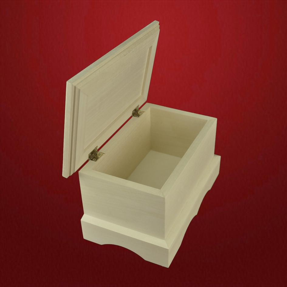 Truhe Bella Truhe Bella Lindenholz roh - Schnitzstube Stadlhofer Shop