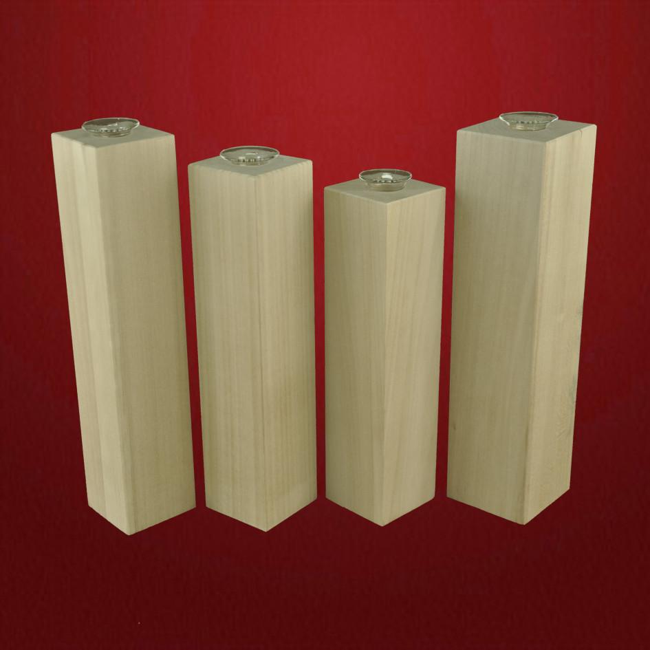 Vase gerade Vase gerade Lindenholz roh - Schnitzstube Stadlhofer Shop