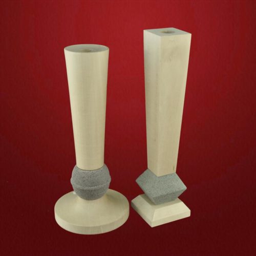 Vase mit Grafitteil Lindenholz roh - Schnitzstube Stadlhofer Shop