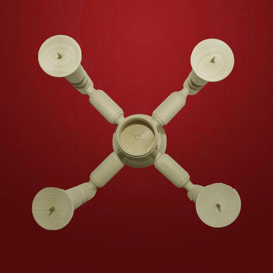 Adventständer Adventständer Lindenholz roh - Schnitzstube Stadlhofer Shop