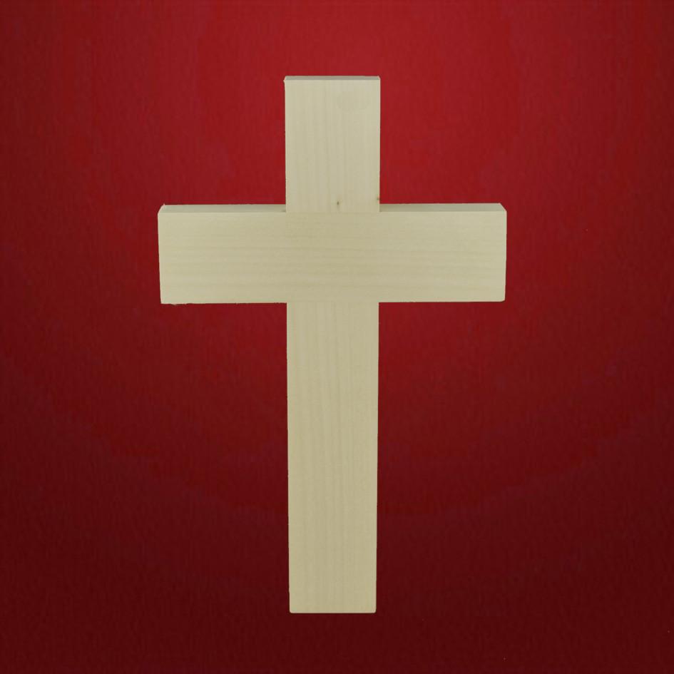 Kreuz groß Lindenholz roh - Schnitzstube Stadlhofer Shop