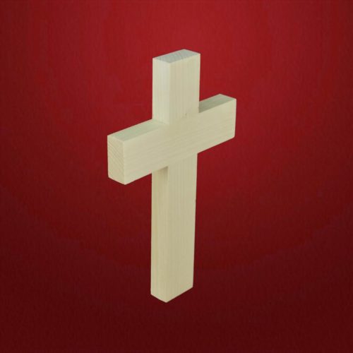 Kreuz mittel Lindenholz roh - Schnitzstube Stadlhofer Shop