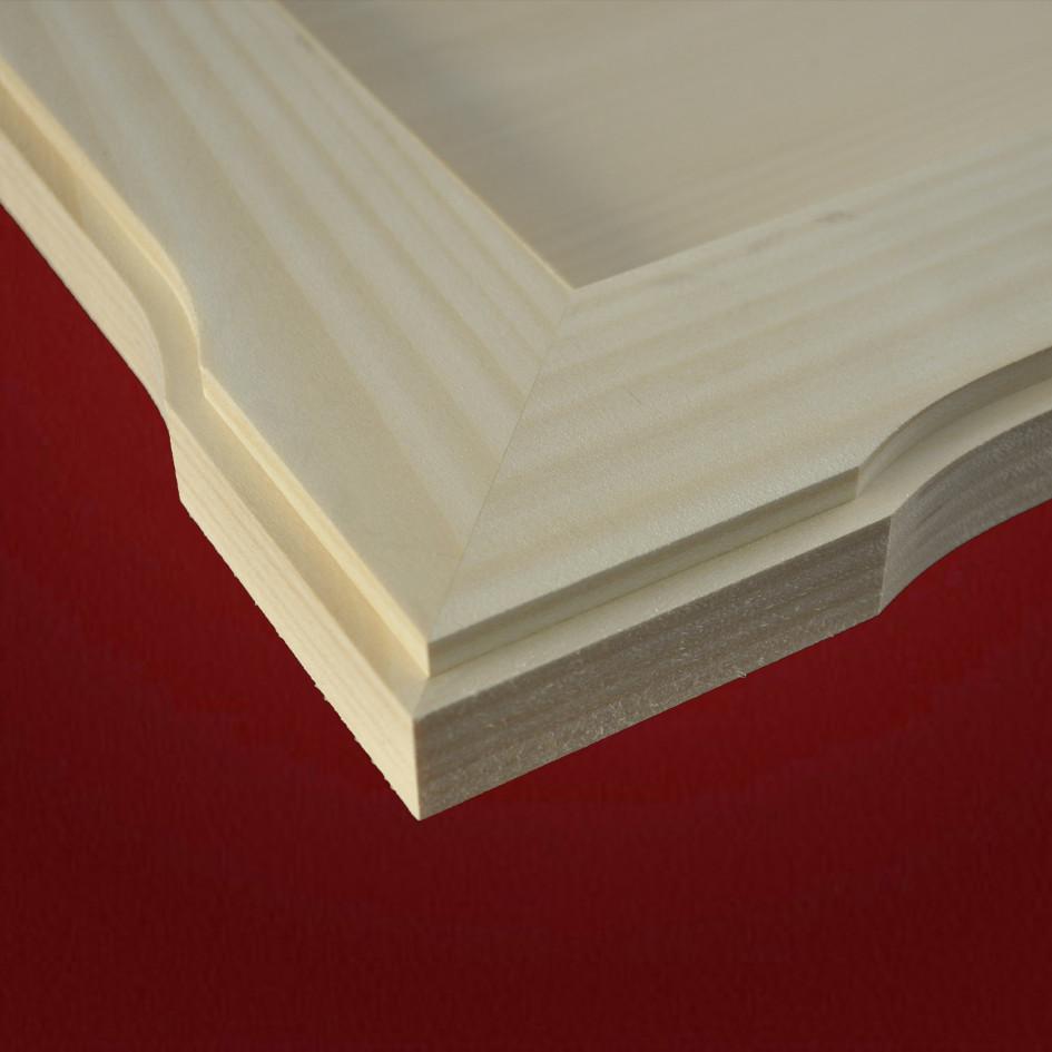 Uhr quadratisch Uhr quadratisch Lindenholz roh - Schnitzstube Stadlhofer Shop