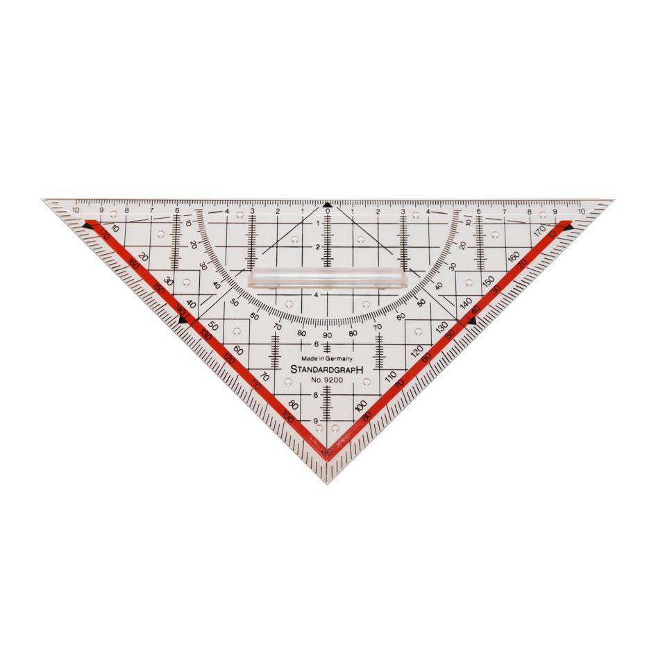 Geodreieck Groß mit Griff Geodreieck Groß mit Griff - Schnitzstube Stadlhofer Shop