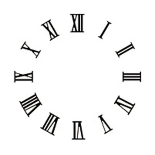 Zahlensatz, römisch, Messing - Schnitzstube Stadlhofer Shop