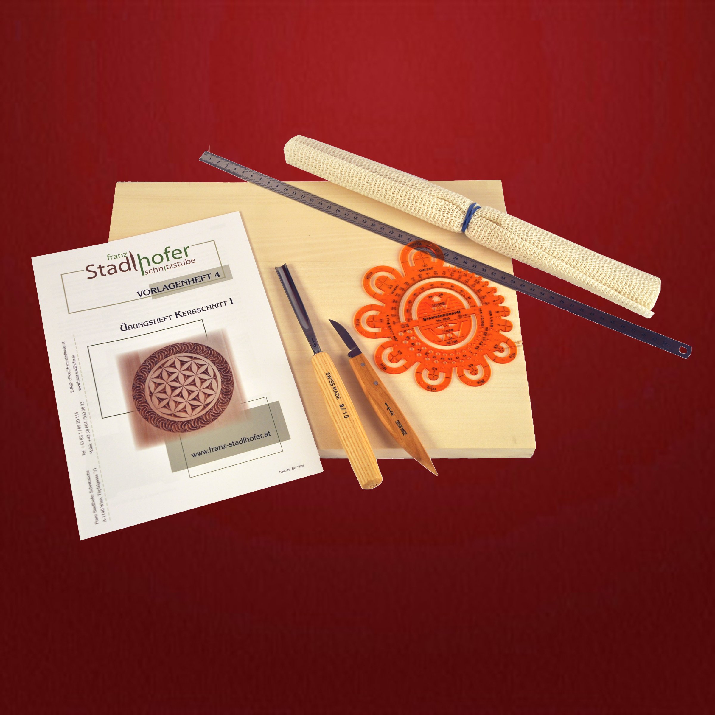 Kerbschnitt 1 Set Kerbschnitt 1 Set - Schnitzstube Stadlhofer Shop