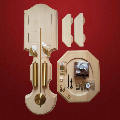 Set Pendeluhr Biskottenmuster - Schnitzstube Stadlhofer