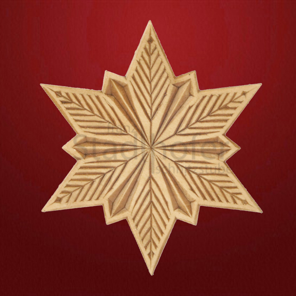 Geschnitzter Stern Nr. 42 Geschnitzte Sterne - Schnitzstube Stadlhofer
