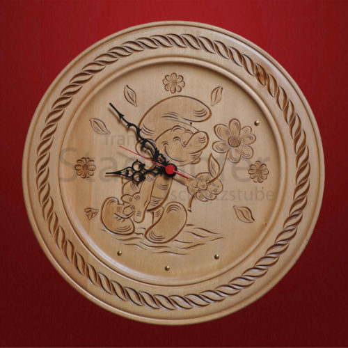 Uhrenset Schlumpf - Schnitzstube Stadlhofer