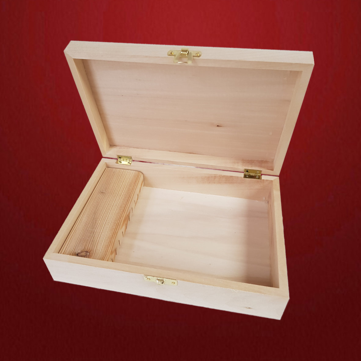 Messerbox mit Einsatz Messerbox mit Einsatz - Schnitzstube Stadlhofer